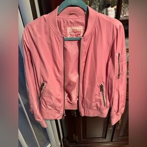 Levi's Women's Vibrant Pink Bomber Jacket